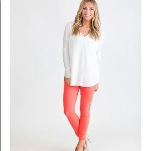 Fall colored skinny pants